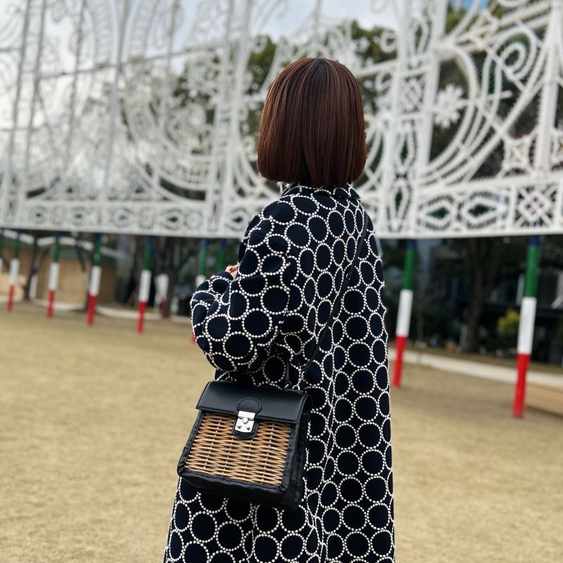 ebagos エバゴス カーフ・ハンドバッグ S