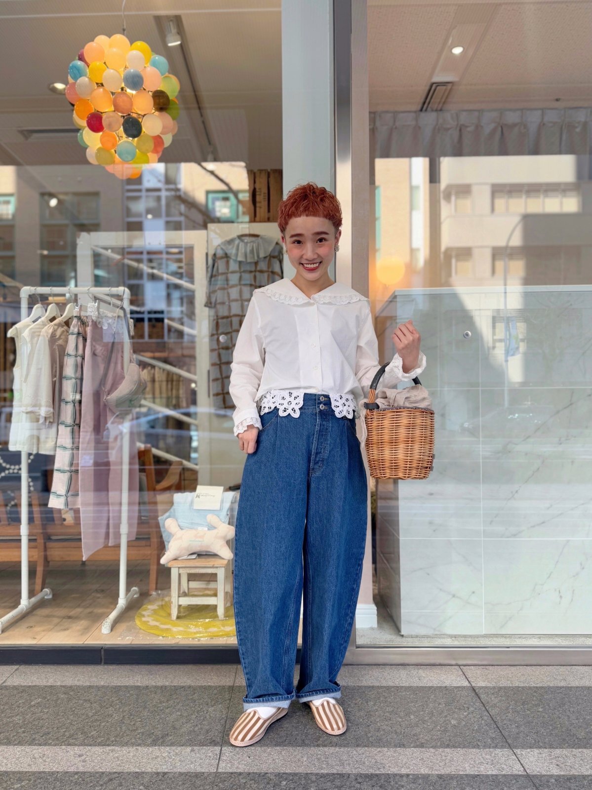 ebagos エバゴス ブライドル バケツ・M・バスケット