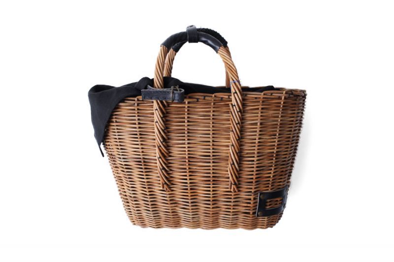 ebagos エバゴス ブライドル トート型かごバッグ