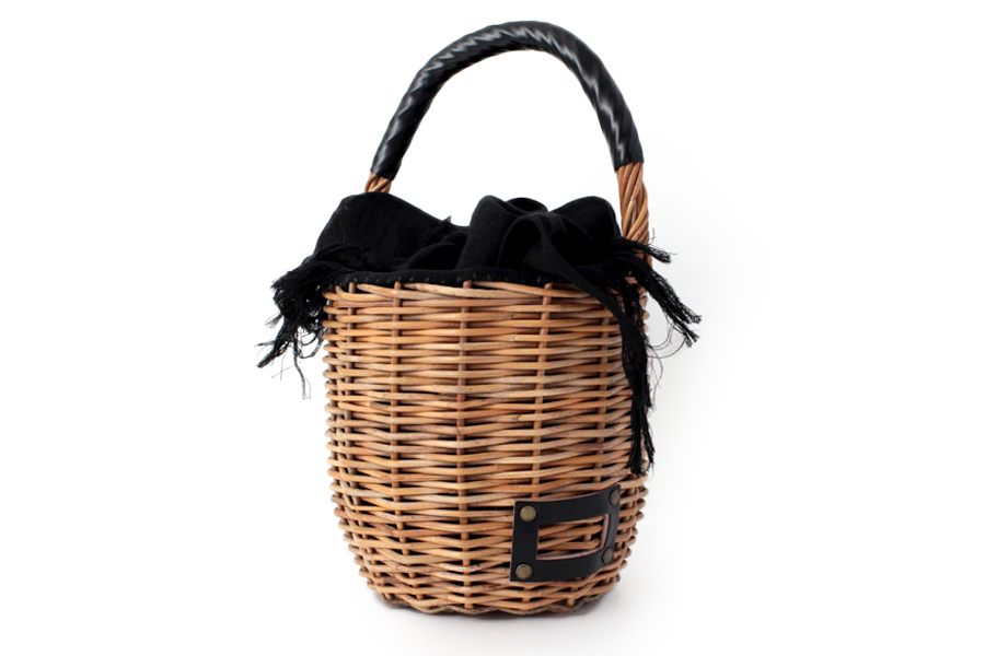 ebagos エバゴス バケツMバスケットリネンかぶせ