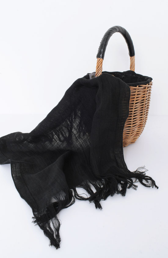 ebagos エバゴス バケツMバスケットリネンかぶせ