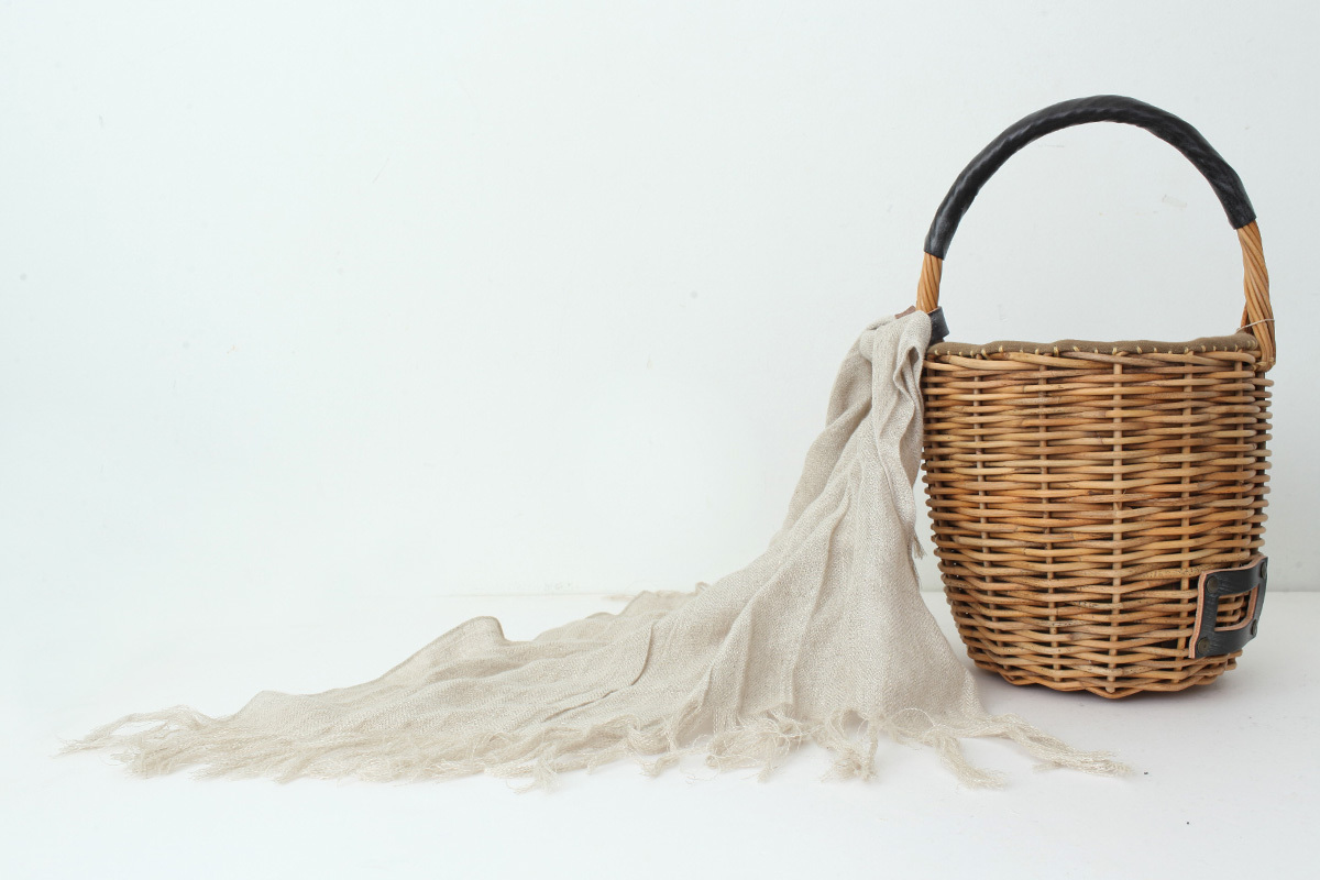 ebagos エバゴス ブライドル バケツ・M・バスケット