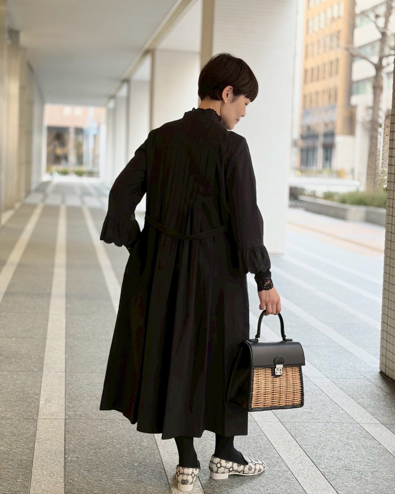 mina perhonen ミナぺルホネンtambourine タックドレス