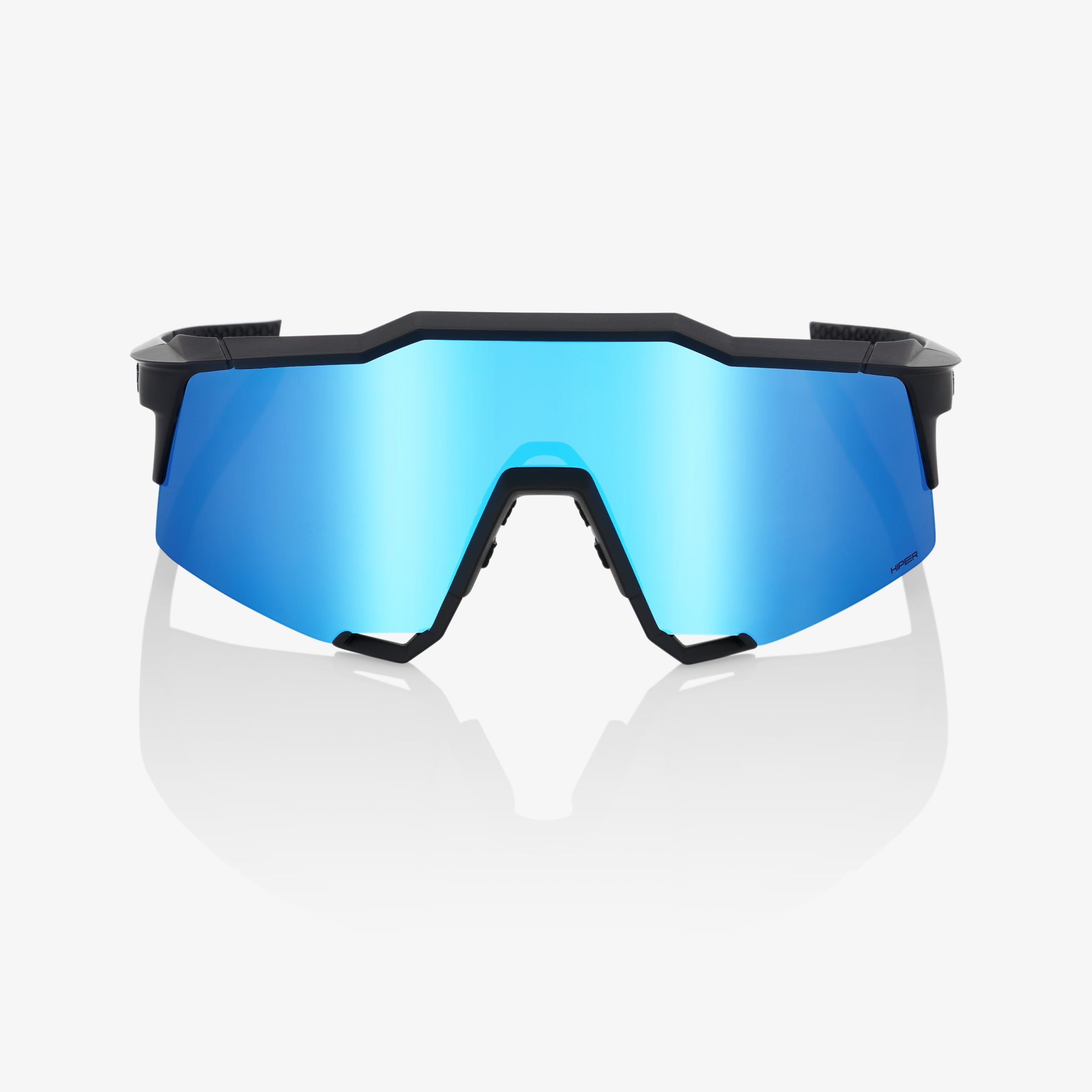 SPEEDCRAFT® - Matte Black - HiPER® Blue Multilayer Mirror Lens – 100%