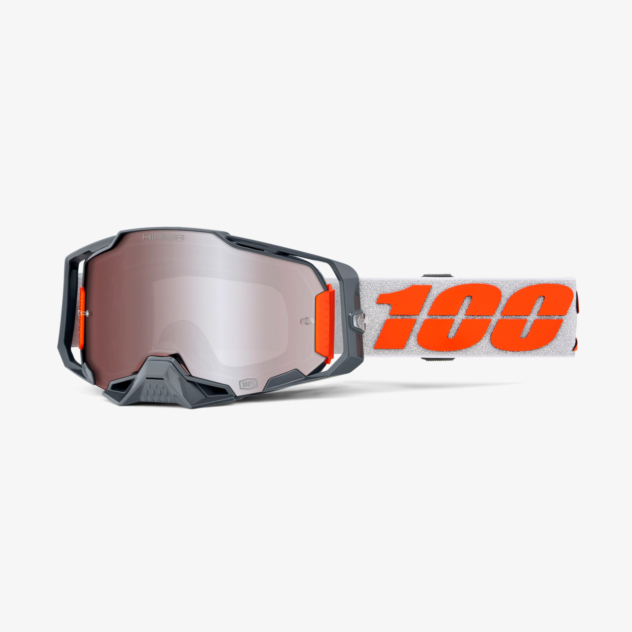 ARMEGA HiPER Goggle Silver – 100%