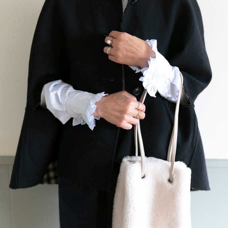 ムートンバッグ、あのひとのコーディネート。 鈴木ひろこさん編