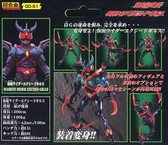 装着変身シリーズ 仮面ライダーエクシードギルス (キャラクタートイ