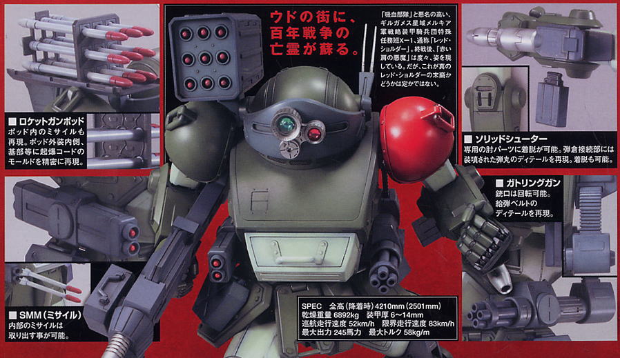 スコープドッグ レッドショルダーカスタム (プラモデル) - ホビー