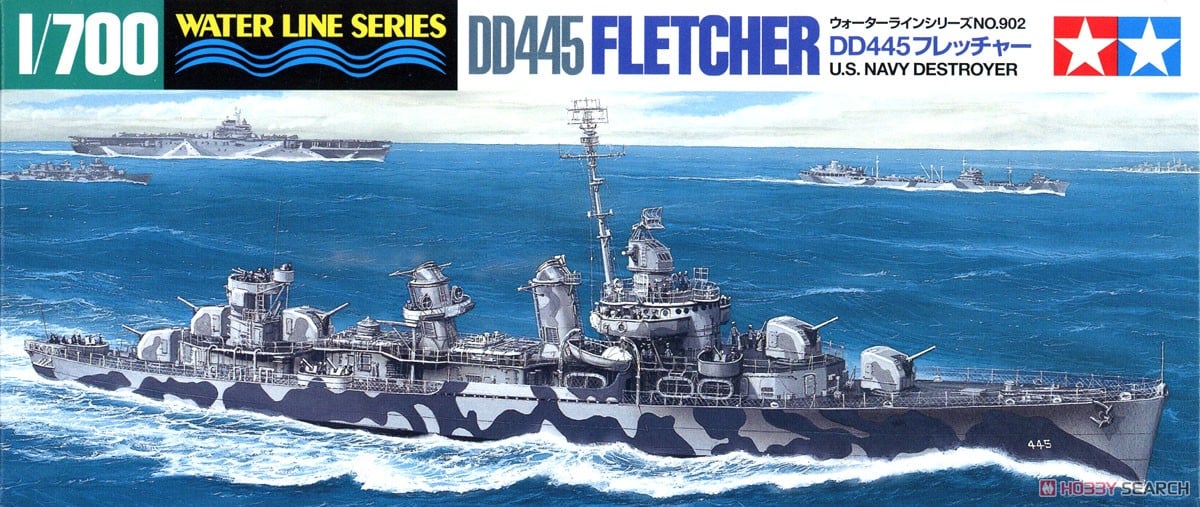 アメリカ海軍駆逐艦 DD445 フレッチャー (プラモデル) - ホビーサーチ