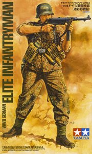 WW IIドイツ戦闘歩兵(迷彩野戦服) (プラモデル) - ホビーサーチ