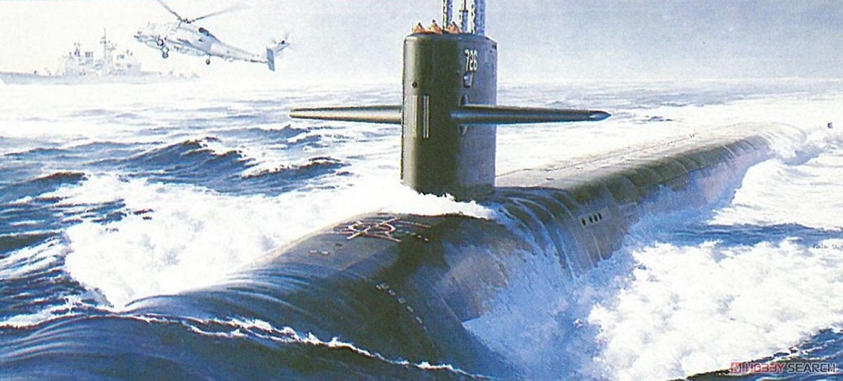 アメリカ海軍 原子力潜水艦 U.S.S.オハイオ (プラモデル) - ホビー