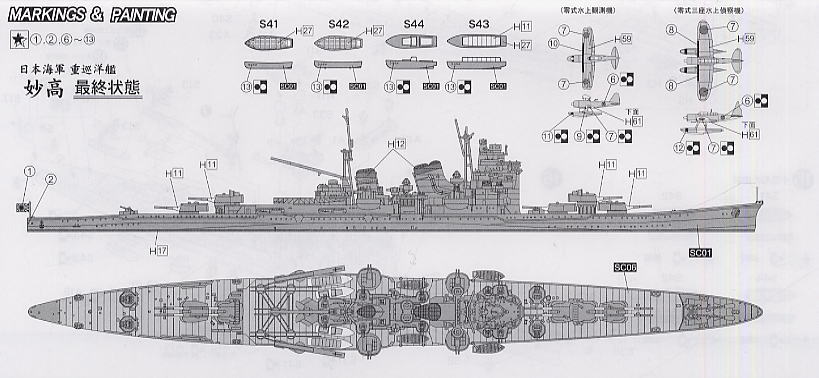 重巡洋艦 妙高 (プラモデル) - ホビーサーチ ミリタリープラモ