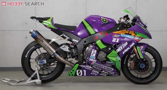 Eva-01 RT TRICK*STAR FRTR Kawasaki ZX-10R 2011 (Model Car