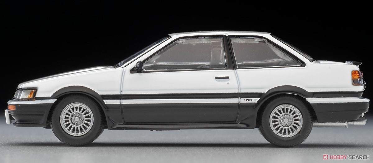 TLV-N304c トヨタ カローラレビン 2ドア GT-APEX 85年式 (白/黒