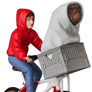 UDF No.801 E.T. & ELLIOTT w/ BICYCLE (完成品) - ホビーサーチ