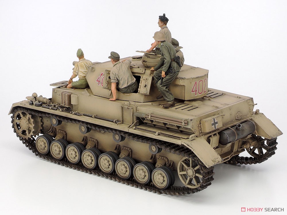 ドイツIV号戦車 F型・伝令バイクセット`北アフリカ戦線` (プラモデル