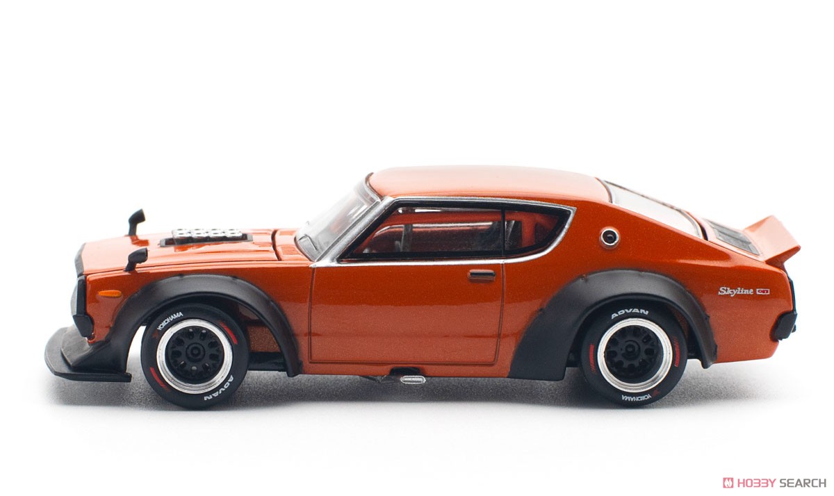 Bargain Item* SKYLINE GT-R V8 DRIFT (KENMERI) ORANGE (Diecast Car