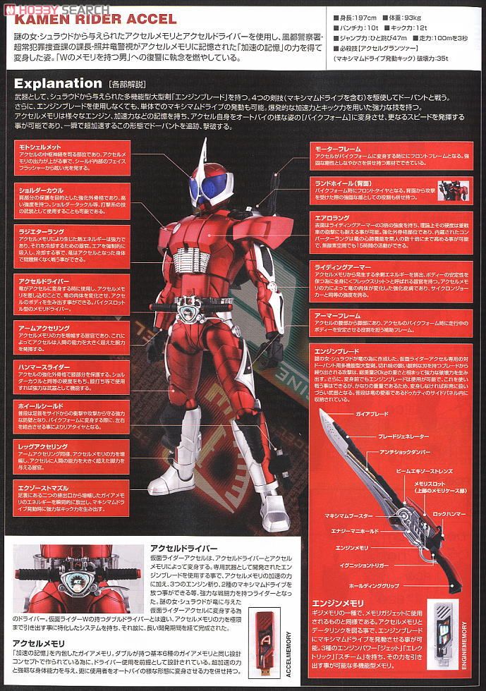 仮面ライダーアクセル (プラモデル) - ホビーサーチ ガンプラ他