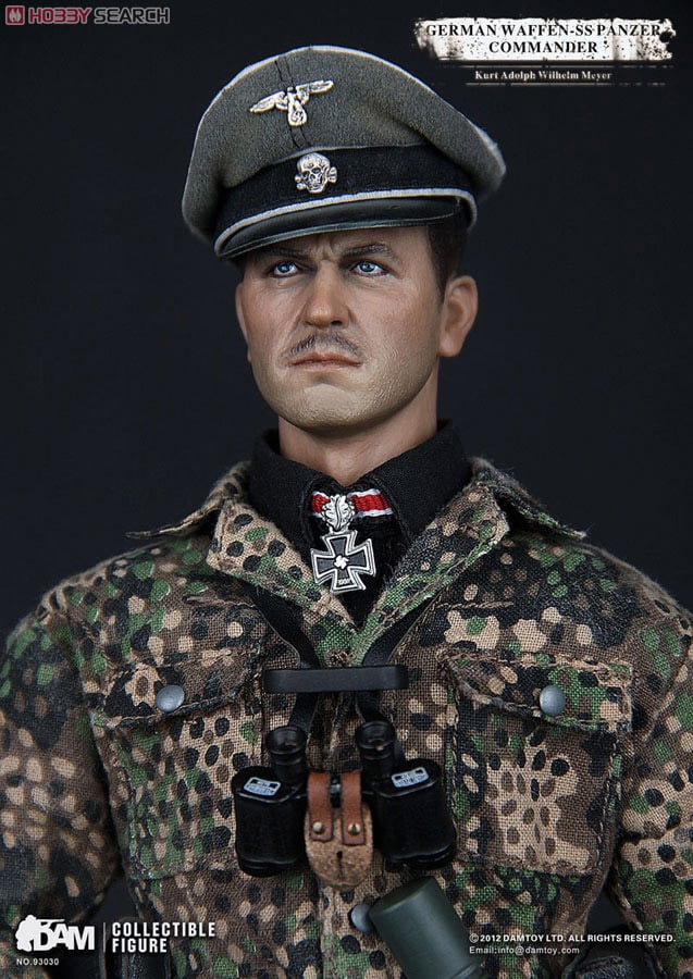 DAMTOY 1/6 German Waffen-SS Panzer Commander Kurt Meyer (Fashion