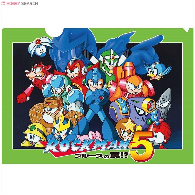 ロックマン A4クリアファイル ロックマン5 (キャラクターグッズ