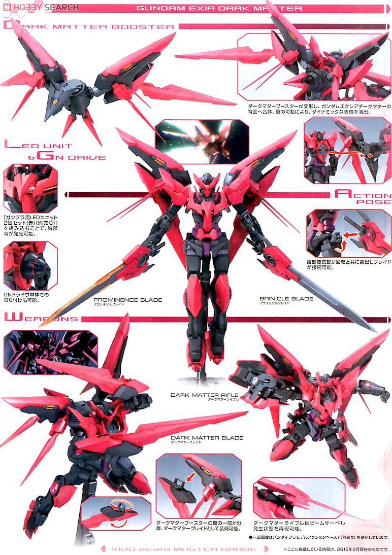 ガンダムエクシア ダークマター (MG) (ガンプラ) - ホビーサーチ