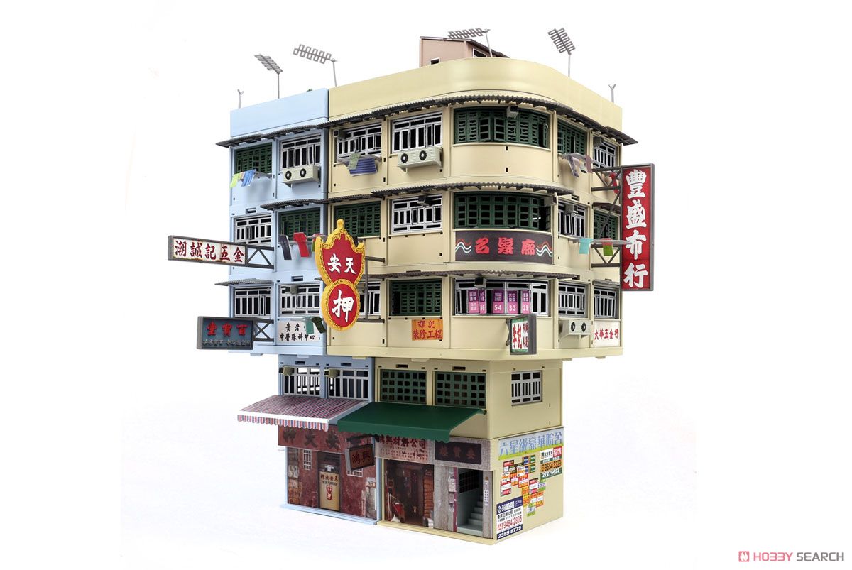 Bd11 香港旧市街 ジオラマビルセット (ミニカー) - ホビーサーチ ミニカー