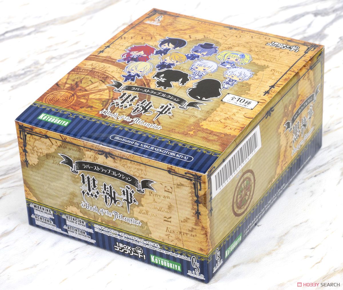 ラバーストラップコレクション 黒執事 Book of the Atlantic 10個