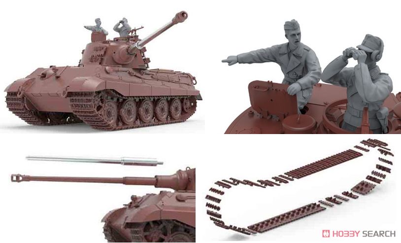 Sd.Kfz.182 Kingtiger (Henschel Turret) (Plastic model
