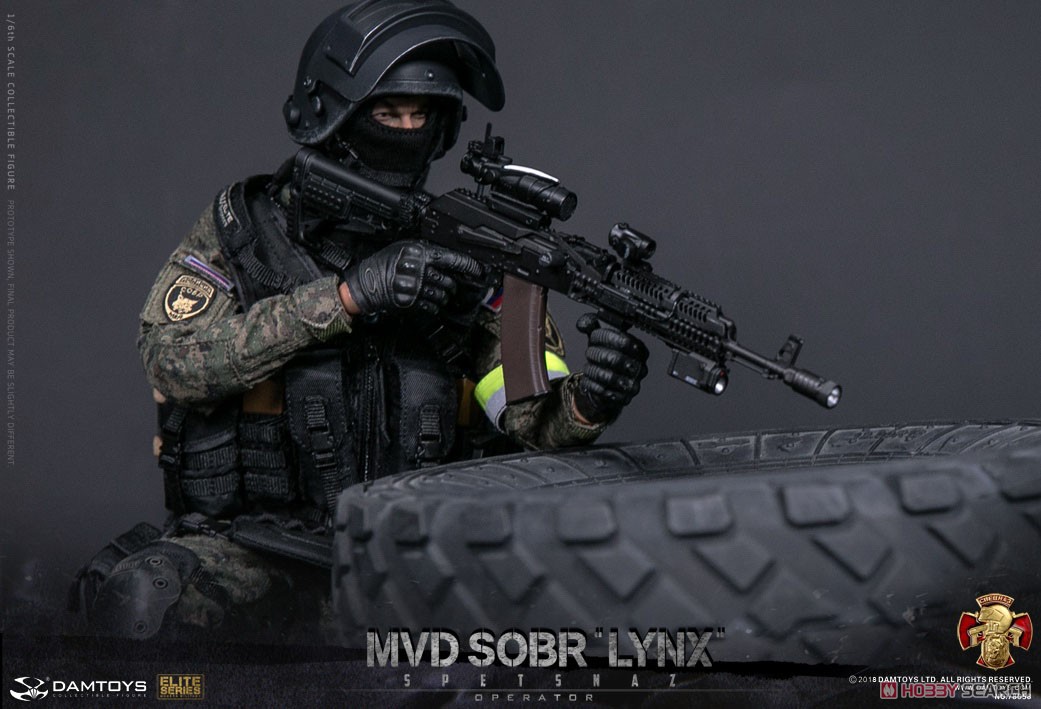 DAMTOYS 78058 ロシア内務省(MVD) 特殊部隊 SOBR LYNX(山猫) 1/6
