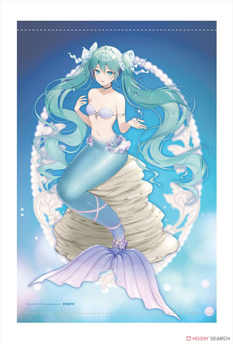 初音ミク B2タペストリー (人魚姫) 01 夢みる人魚 (キャラクターグッズ