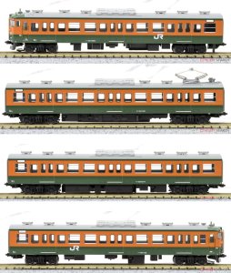 115系1000番台 湘南色 (JR仕様) 4両セット (4両セット) (鉄道模型