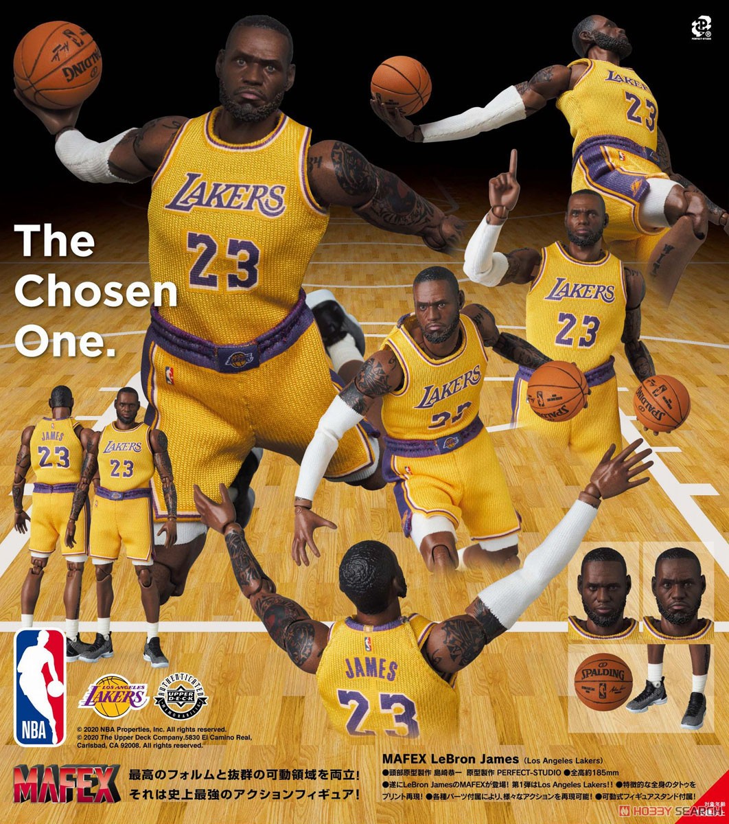 Mafex No.127 LeBron James (Los Angeles Lakers) (Completed