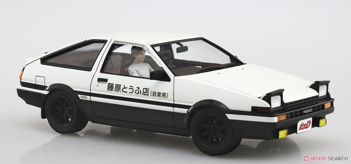 藤原拓海 AE86トレノ プロジェクトD仕様 ドライバーフィギュア付