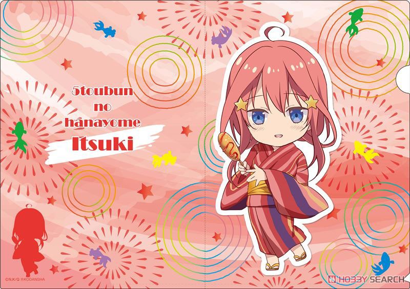 TVアニメ「五等分の花嫁」 クリアファイルセット 中野五月 浴衣ver