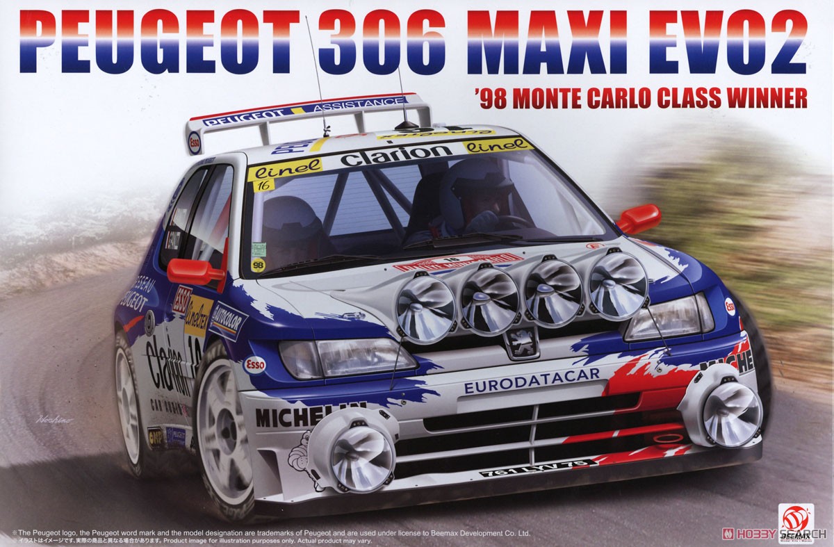 プジョー 306 MAXI EVO2 1998 モンテカルロラリー クラスウィナー