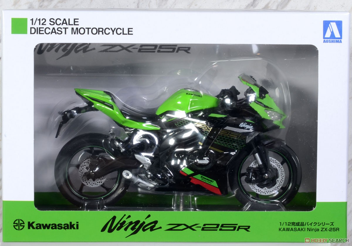 Kawasaki Ninja ZX-25R Lime Green x Ebony (Diecast Car