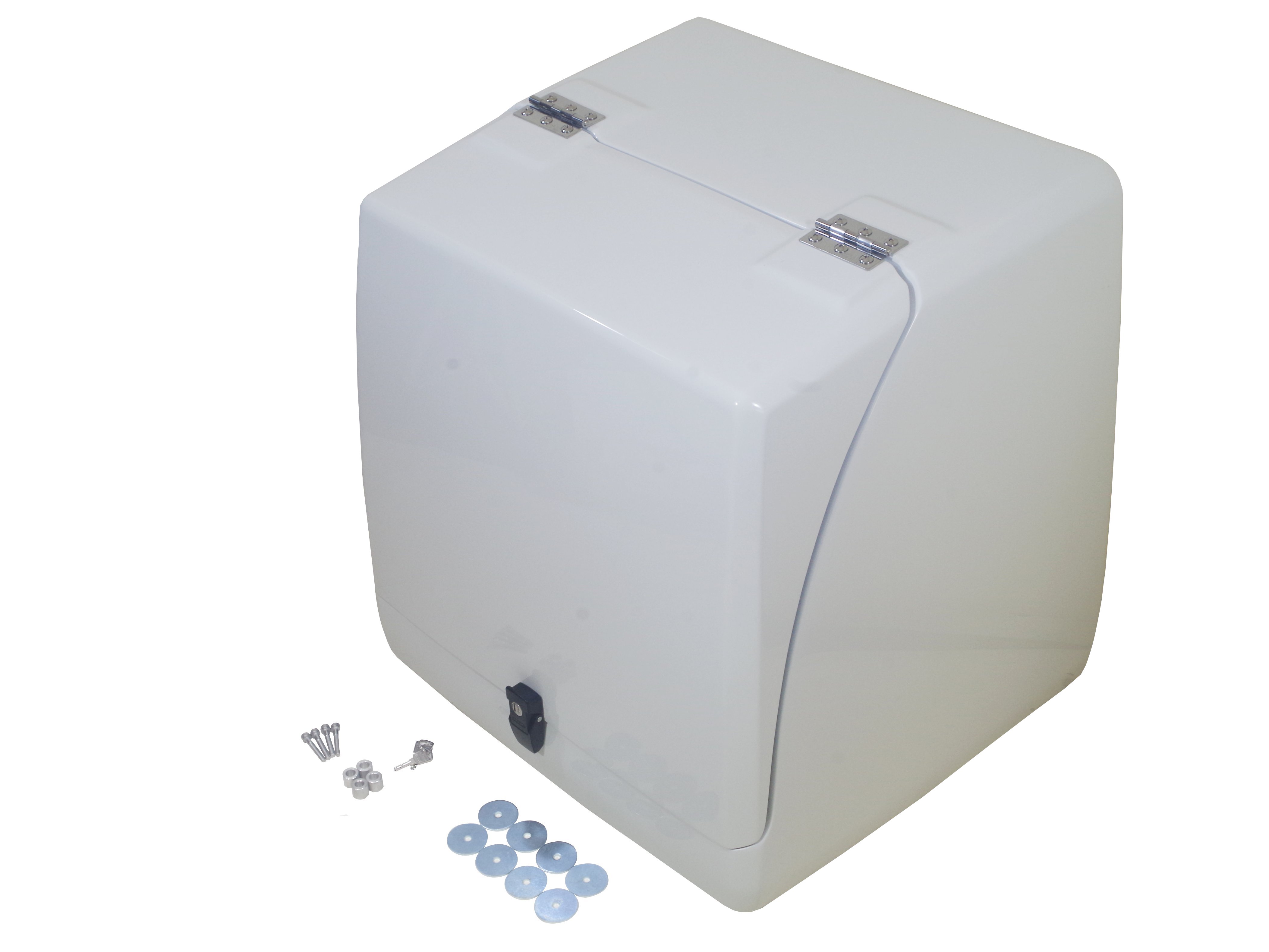 国産 ジャイロキャノピー用 シンプル リアボックス STDサイズ 白ゲル