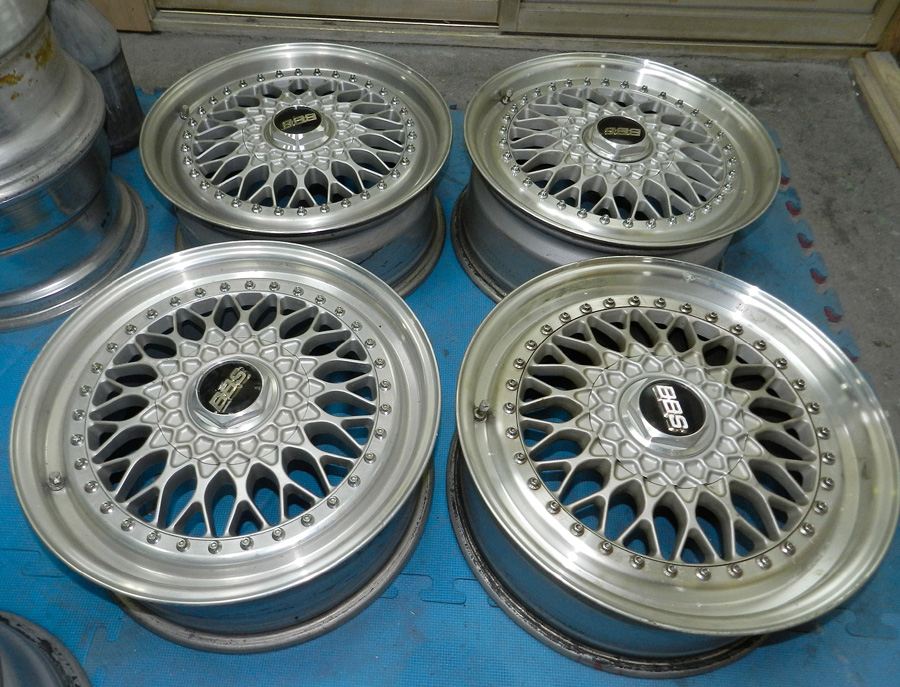 BBS-RS17インチ/スーパーミラーバレル研磨から深リム交換 | 仕上げ実績