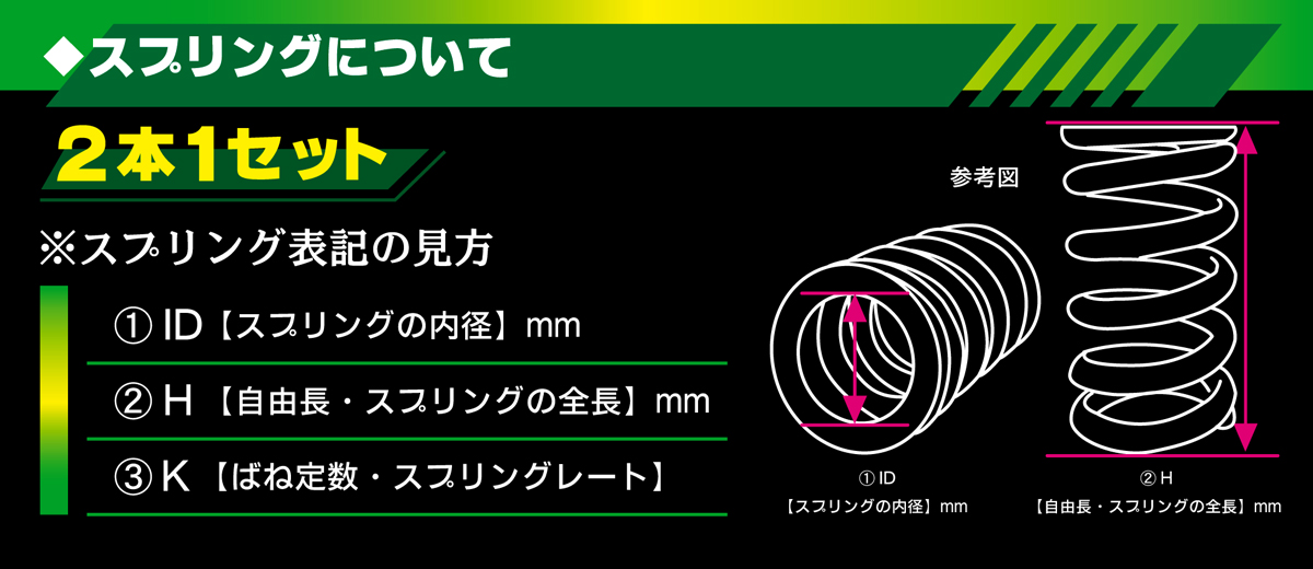 チャラバネ・ID66（65-66兼用）-H140 商品詳細 広島県東広島市西条町の