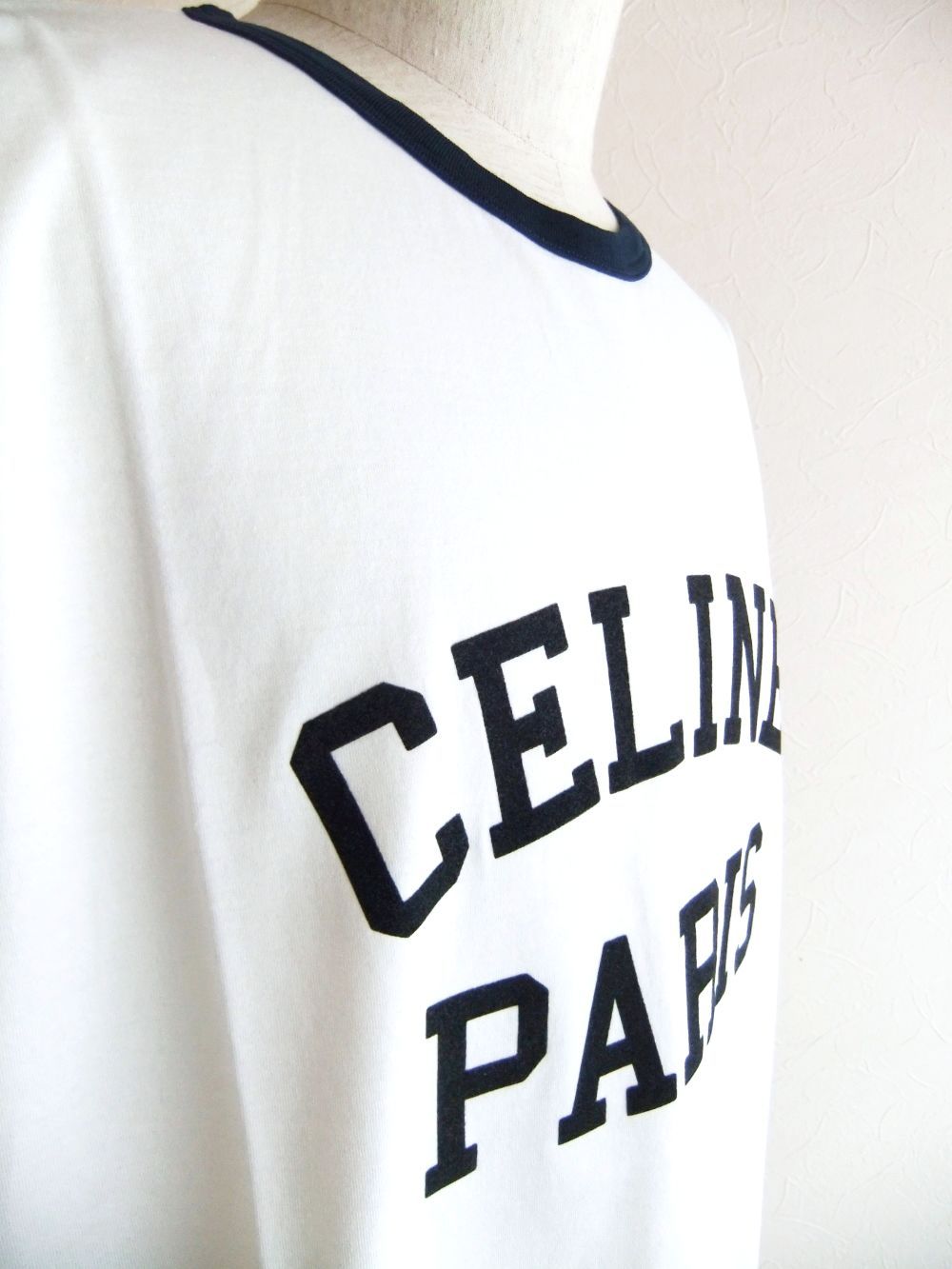 CELINE - コットン ジャージー ルーズ リンガーTシャツ | 4.444glad