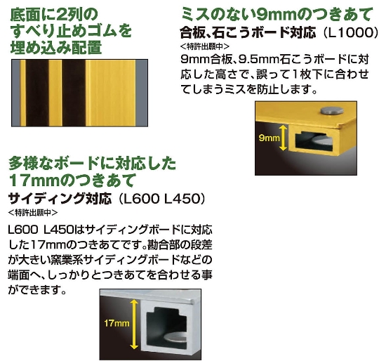 タジマ 丸鋸ガイド L450/L600/L1000 電動工具・エアー工具・大工道具