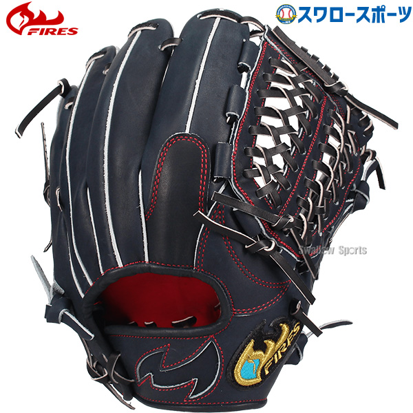 野球 ファイヤーズ 軟式グローブ グラブ オールラウンド用 Nブラック