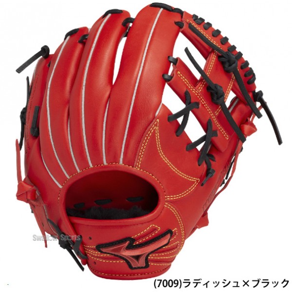 野球 ミズノ 軟式グローブ グラブ WILL DRIVE RED IBE 内野手向け 右投
