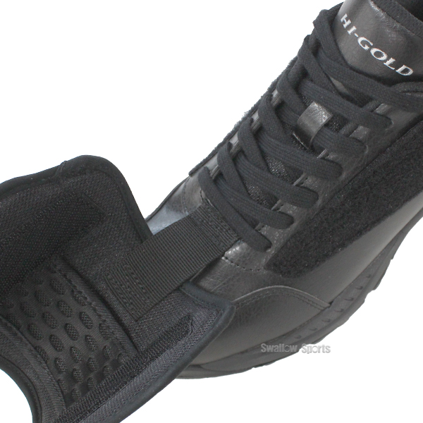 野球 審判員用品 ハイゴールド 審判用シューズ ブラック 黒 ミッド