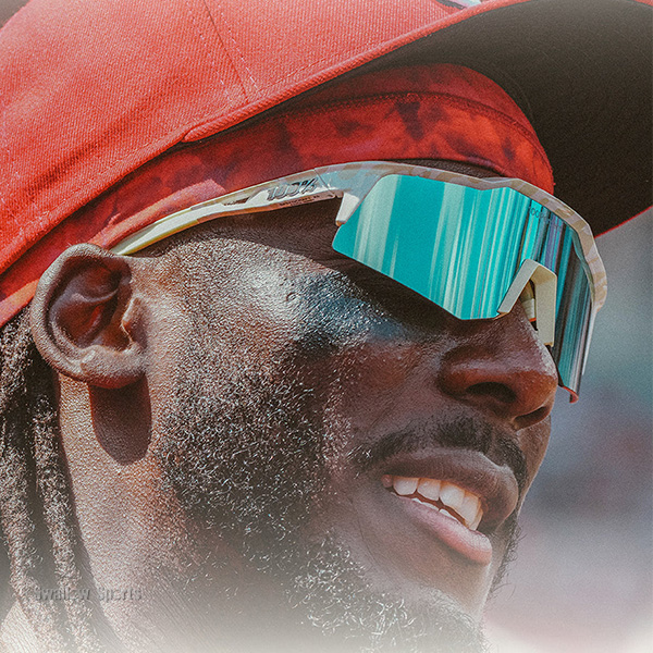 野球 サングラス 100％ ワンハンドレッド デラクルーズモデル 選手