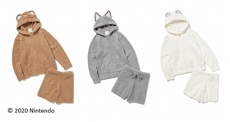 あつまれ どうぶつの森」デザインのルームウェアがgelato piqueから