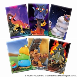 ドラゴンクエスト」のモンスターたちをモチーフにしたマグネットなどの