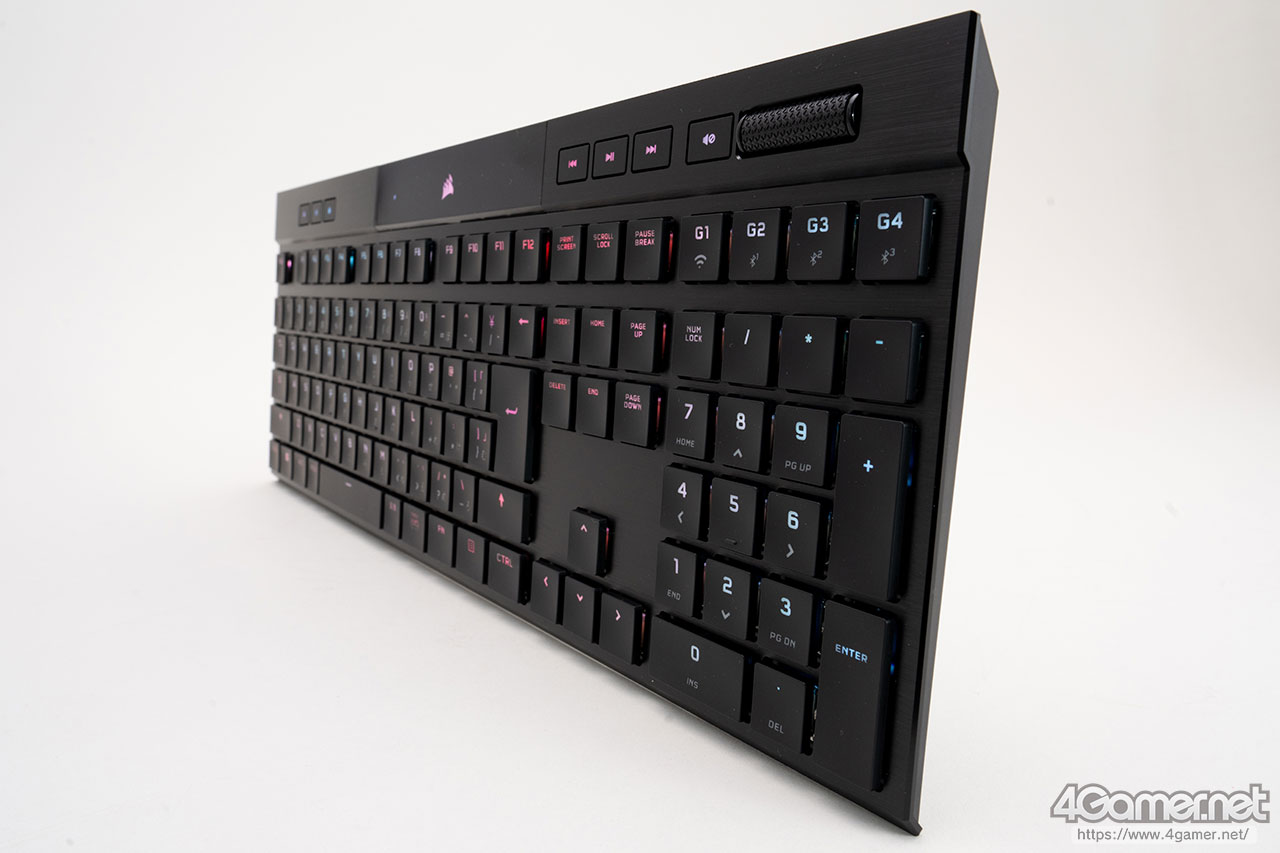 PR】Corsairの「K100 AIR Wireless」は，17mmの薄さでワイヤレスや