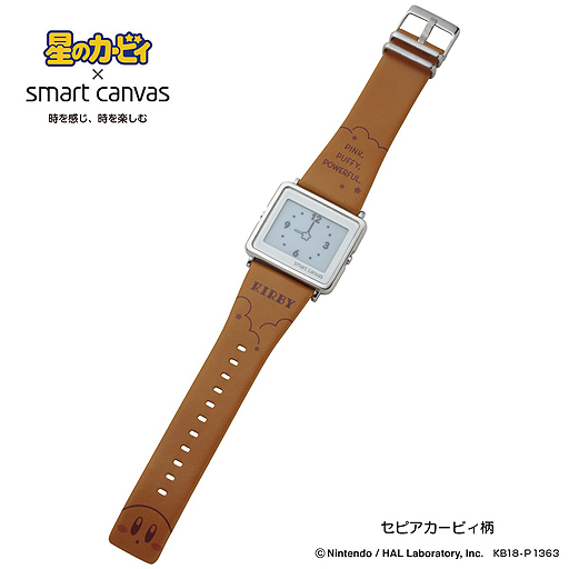 星のカービィ×Smart Canvas デジタル腕時計」の予約受付が本日スタート