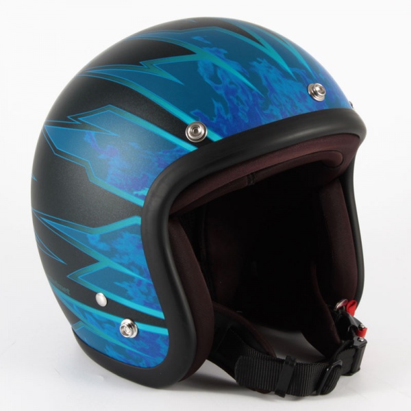 ジェットヘルメット マットネイビーブルー MOMO HX25BB50956 ジェット